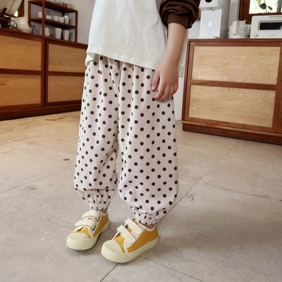 Dječje hlače Proljeće Jesen Hlače od samta Hlače za dječake Ležerne trenirke za djecu Djevojčice Joggers Široka odjeća za malu djecu 1-10 godina