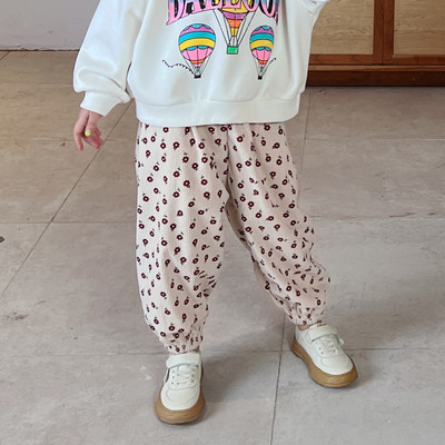 Dječje hlače Proljeće Jesen Hlače od samta Hlače za dječake Ležerne trenirke za djecu Djevojčice Joggers Široka odjeća za malu djecu 1-10 godina