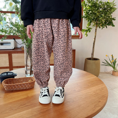 Dječje hlače Proljeće Jesen Hlače od samta Hlače za dječake Ležerne trenirke za djecu Djevojčice Joggers Široka odjeća za malu djecu 1-10 godina