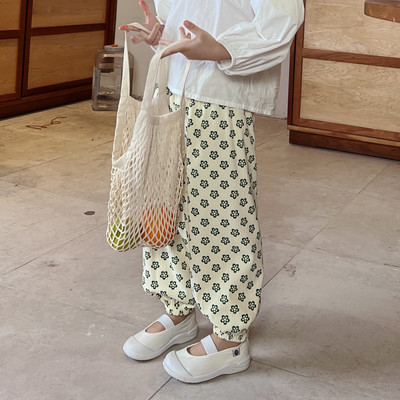 Dječje hlače Proljeće Jesen Hlače od samta Hlače za dječake Ležerne trenirke za djecu Djevojčice Joggers Široka odjeća za malu djecu 1-10 godina