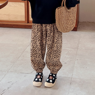 Dječje hlače Proljeće Jesen Hlače od samta Hlače za dječake Ležerne trenirke za djecu Djevojčice Joggers Široka odjeća za malu djecu 1-10 godina