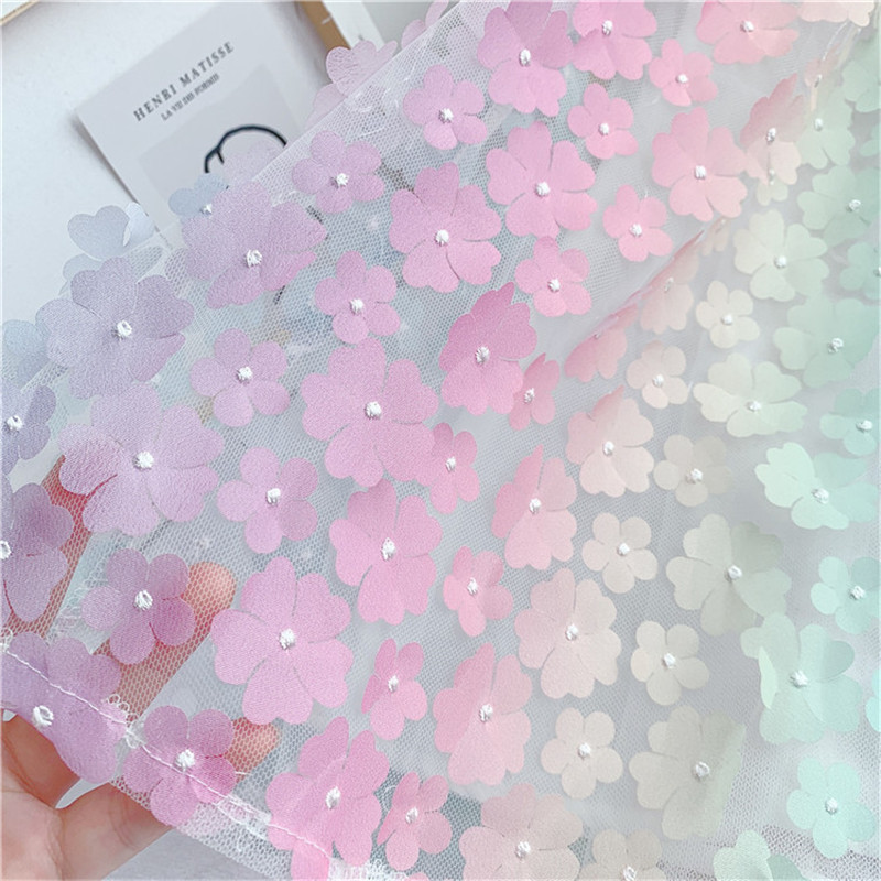 Printsessi lillede vikerkaarekleit, laste tüdrukute sünnipäevapeokleit, tüllkleit 3-7-aastastele