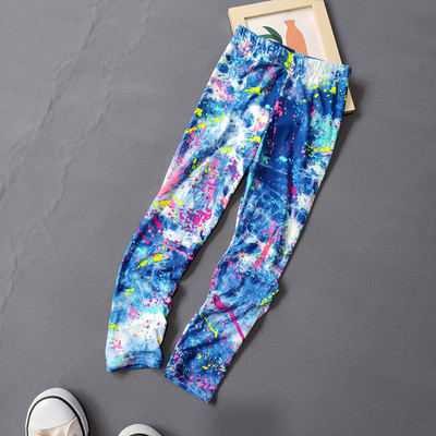 Hlače za djevojčice Tajice za djevojčice Tajice za djevojčice Proljeće Jesen Tajice s cvjetnim printom Djevojčice Ljeto Dječje hlače Odjeća 2-11 godina