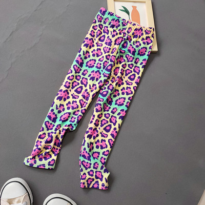 Hlače za djevojčice Tajice za djevojčice Tajice za djevojčice Proljeće Jesen Tajice s cvjetnim printom Djevojčice Ljeto Dječje hlače Odjeća 2-11 godina