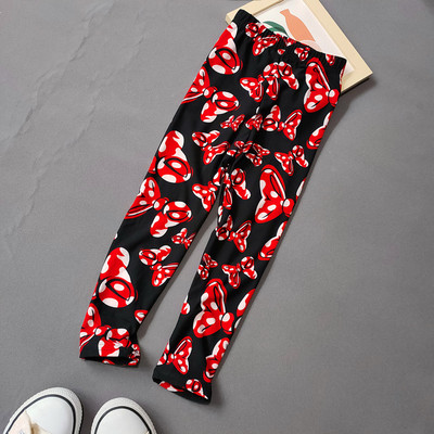 Hlače za djevojčice Tajice za djevojčice Tajice za djevojčice Proljeće Jesen Tajice s cvjetnim printom Djevojčice Ljeto Dječje hlače Odjeća 2-11 godina