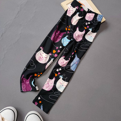 Hlače za djevojčice Tajice za djevojčice Tajice za djevojčice Proljeće Jesen Tajice s cvjetnim printom Djevojčice Ljeto Dječje hlače Odjeća 2-11 godina