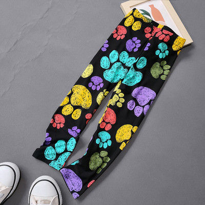 Hlače za djevojčice Tajice za djevojčice Tajice za djevojčice Proljeće Jesen Tajice s cvjetnim printom Djevojčice Ljeto Dječje hlače Odjeća 2-11 godina