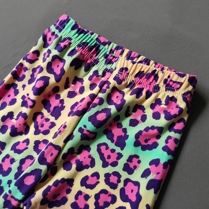 Hlače za djevojčice Tajice za djevojčice Tajice za djevojčice Proljeće Jesen Tajice s cvjetnim printom Djevojčice Ljeto Dječje hlače Odjeća 2-11 godina