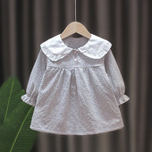 Dječja haljina za djevojčice Slatka trenirka Puff kostim princeze dugih rukava Haljina za malu djecu Odjeća za djevojčice Ležerna odjeća za dojenčad A894