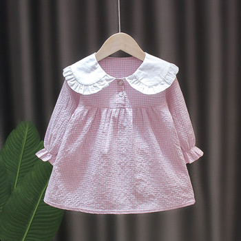 Παιδικό φόρεμα για κοριτσάκι Χαριτωμένη αθλητική φόρμα Puff μακρυμάνικη στολή πριγκίπισσας Φόρεμα για μωρό Βρεφικά ρούχα για βρέφη Α894