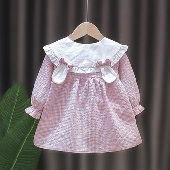 Παιδικό φόρεμα για κοριτσάκι Χαριτωμένη αθλητική φόρμα Puff μακρυμάνικη στολή πριγκίπισσας Φόρεμα για μωρό Βρεφικά ρούχα για βρέφη Α894