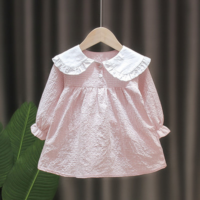 Dječja haljina za djevojčice Slatka trenirka Puff kostim princeze dugih rukava Haljina za malu djecu Odjeća za djevojčice Ležerna odjeća za dojenčad A894