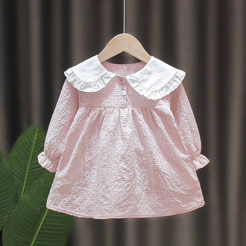 Dječja haljina za djevojčice Slatka trenirka Puff kostim princeze dugih rukava Haljina za malu djecu Odjeća za djevojčice Ležerna odjeća za dojenčad A894