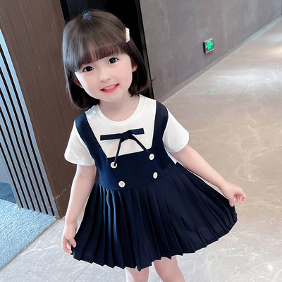 Haljine za djevojčice Patchwork haljina za djevojčice Ležerna dječja haljina Ljetna odjeća za djevojčice