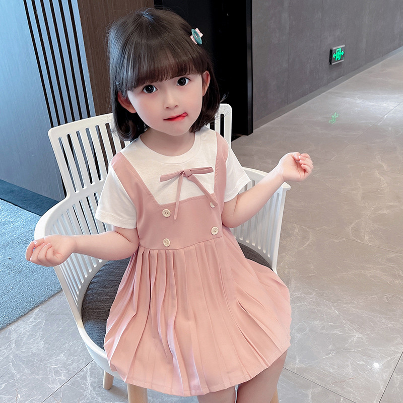 Haljine za djevojčice Patchwork haljina za djevojčice Ležerna dječja haljina Ljetna odjeća za djevojčice