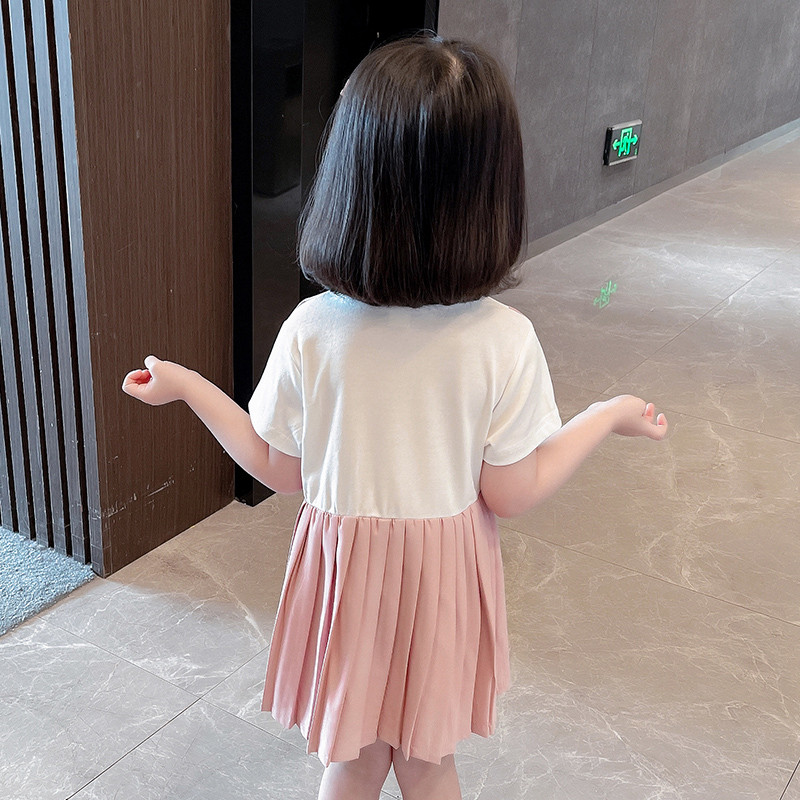 Haljine za djevojčice Patchwork haljina za djevojčice Ležerna dječja haljina Ljetna odjeća za djevojčice