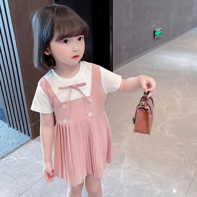 Haljine za djevojčice Patchwork haljina za djevojčice Ležerna dječja haljina Ljetna odjeća za djevojčice