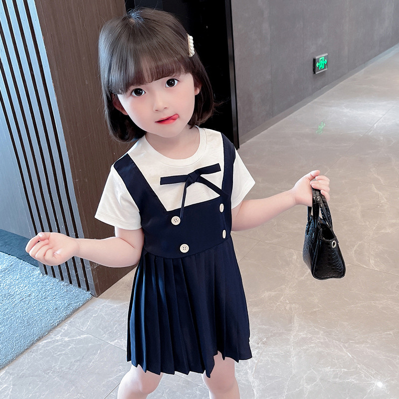 Haljine za djevojčice Patchwork haljina za djevojčice Ležerna dječja haljina Ljetna odjeća za djevojčice