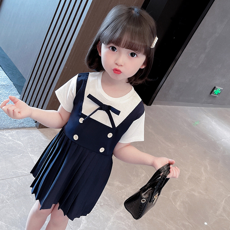 Haljine za djevojčice Patchwork haljina za djevojčice Ležerna dječja haljina Ljetna odjeća za djevojčice