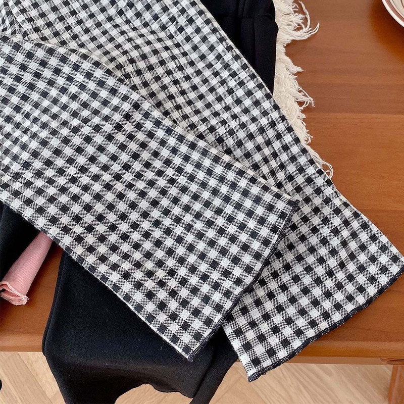 Dječje hlače za djevojčice Ležerne karirane čizmice Dječja odjeća Proljeće jesen Školske hlače za malu djecu