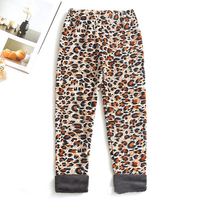 FINEPAT Toamnă Iarnă Groși Copii Fete Pantaloni Fluture Leopard Imprimare Subțire Toddler Fata Jambiere Călzi Pantaloni Copii
