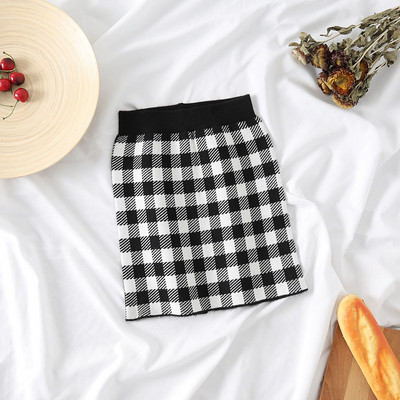 Dječja pletena pencil suknja za djevojčice 2022. Nova dječja crvena karirana suknja Dječje zimske pamučne suknje za djevojčice Suknja s točkastim printom na leđima