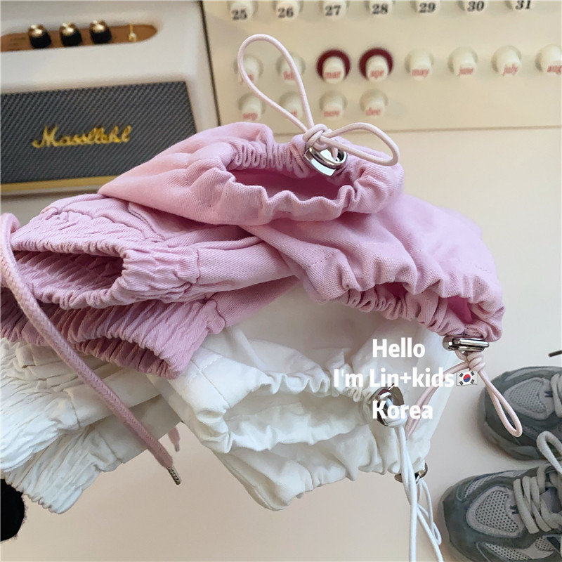 Modna dječja odjeća Hlače za djevojčice Cargo hlače za djevojčice Trenirke Hip-hop stil Hlače s trakom oko gležnja Hlače s manžetama