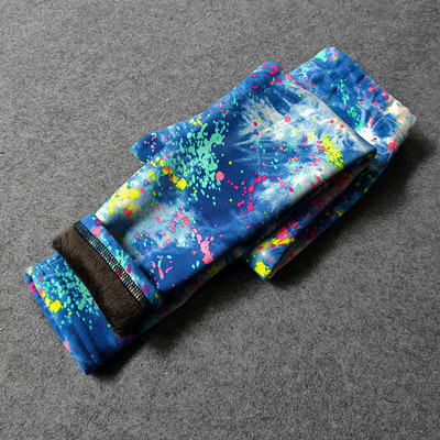 Φθινοπωρινό Χειμώνα Χοντρό ζεστό παιδικό παντελόνι κινουμένων σχεδίων Σχέδιο με δαντέλα Κοριτσίστικα κολάν για παιδικό παντελόνι