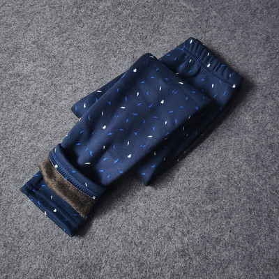 Φθινοπωρινό Χειμώνα Χοντρό ζεστό παιδικό παντελόνι κινουμένων σχεδίων Σχέδιο με δαντέλα Κοριτσίστικα κολάν για παιδικό παντελόνι