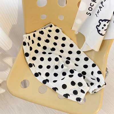 2023 Βρεφικό μακρύ παντελόνι για κορίτσια ελαστικό κάτω μέρος στη μέση Παιδικά κινούμενα σχέδια Κορεατικά παντελόνια Παιδικά casual μουσελίνα Playwear Soft Bloomer 1-6T