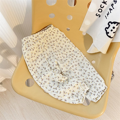 2023 Βρεφικό μακρύ παντελόνι για κορίτσια ελαστικό κάτω μέρος στη μέση Παιδικά κινούμενα σχέδια Κορεατικά παντελόνια Παιδικά casual μουσελίνα Playwear Soft Bloomer 1-6T