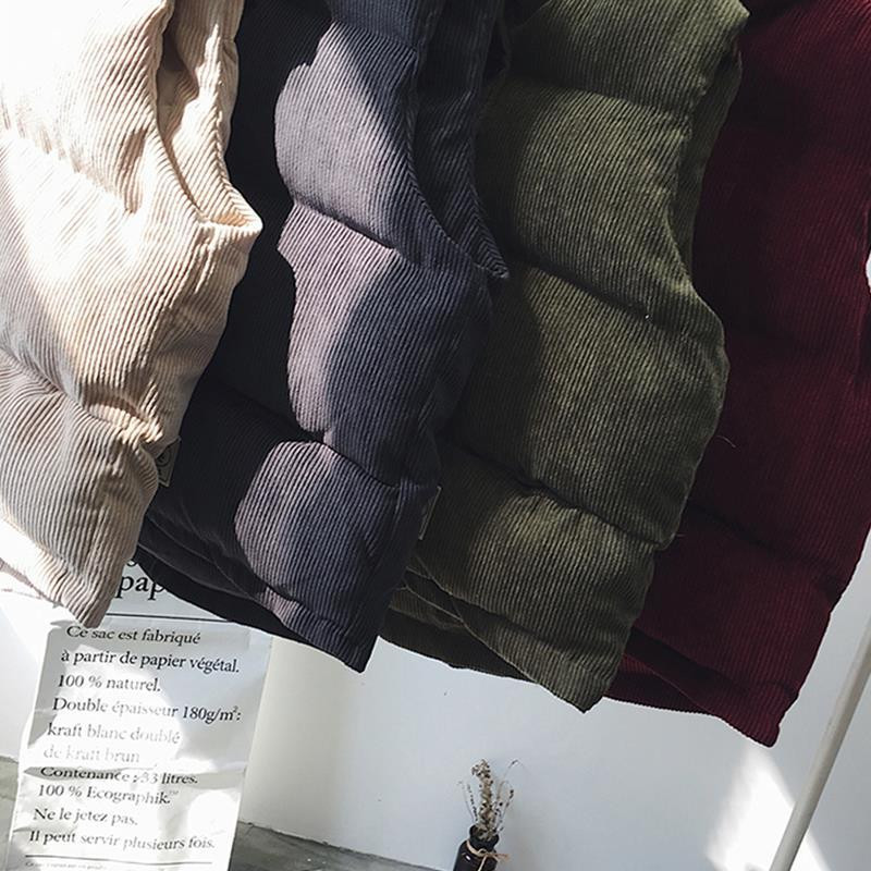 Мъжко яке с удебелена жилетка Есенно-зимна ежедневна жилетка Корейска версия Двойка Кадифено памучно жилетка Топло яке без ръкави