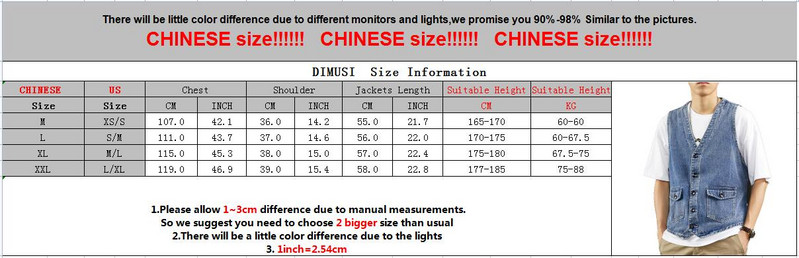 DIMUSI Есенна мъжка жилетка Ретро дънкови дънки Жилетка Мъжки черни якета без ръкави Мъжки ретро инструменти Дънки Жилетки Облекло