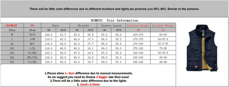 DIMUSI Зимна мъжка жилетка Ежедневни поларени топли жилетки Мъжки терможилетки Якета Ежедневни риболовни якета без ръкави Мъжко облекло