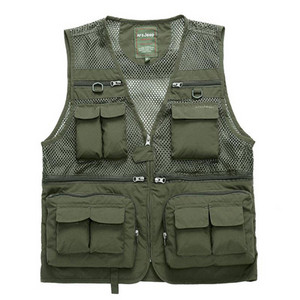 DIMUSI Мъжки жилетки Ежедневни мрежести дишащи жилетки с много джобове, якета без ръкави, мъжки горни дрехи, риболовни жилетки, маркови дрехи 6XL