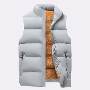 Ανδρικό μπουφάν DIMUSI Αμάνικο γιλέκο χειμερινό αντρικό φλις ζεστό γιλέκο παλτό ανδρικό κολάρο Θερμικό χοντρό γιλέκο επώνυμα ρούχα