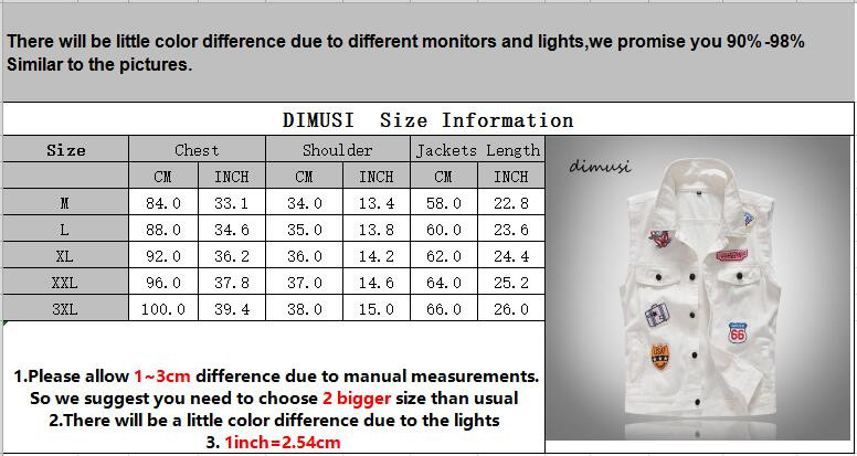 DIMUSI Есенна мъжка ретро дънкова жилетка Мъжки бели скъсани якета без ръкави Мъжки хип-хоп улично облекло Джинкови жилетки с дупки Облекло