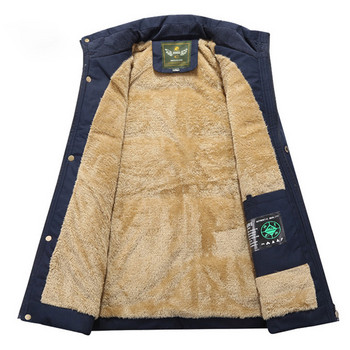 DIMUSI Χειμερινό ανδρικό γιλέκο Fleece Χοντρό ζεστό γιλέκο Outwear Casual θερμικά μαλακά γιλέκα Ανδρικά αντιανεμικά αμάνικα μπουφάν Ρούχα