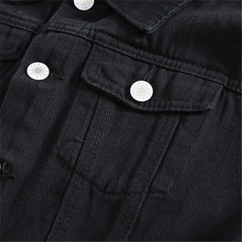 Нова мъжка ежедневна черна жилетка без ръкави, дънково яке, стрийт пънк дънки, жилетка, мъжка модна тънка жилетка, ново Chaleco Hombre