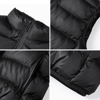 Φθινοπωρινό περιστασιακό αμάνικο γιλέκο ανδρικό μπουφάν 2023 Μόδα ζεστό αντιανεμικό βαμβακερό παλτό ανδρικό χειμερινό υψηλής ποιότητας ανδρικό γιλέκο