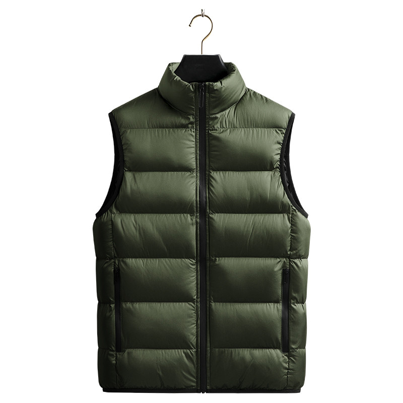 Есенна ежедневна жилетка без ръкави Мъжко яке 2023 Модно топло ветроустойчиво памучно палто Мъжко зимно висококачествено облекло Мъжка жилетка