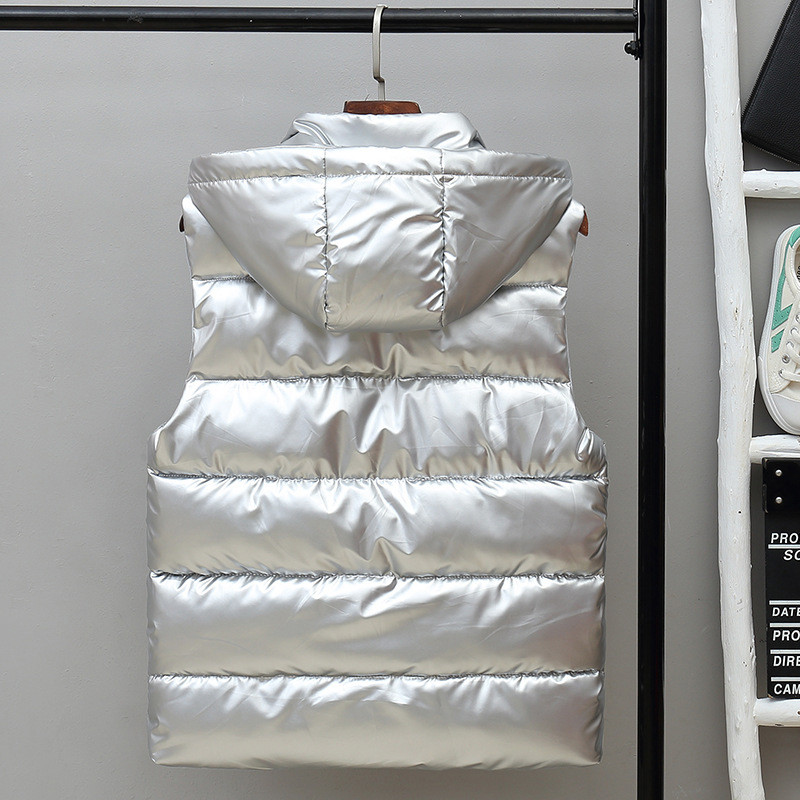 DIMUSI Мъжки якета без ръкави Есен Зима Мъжки връхни дрехи с памучна подплата Жилетка с качулка Палта Мъжки дебели топли жилетки Облекло