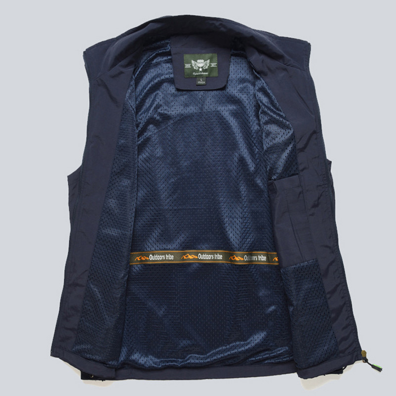 DIMUSI Летни мъжки бързосъхнещи жилетки Ежедневни мъжки дишащи мрежести жилетки Якета без ръкави Мъжки жилетки за риболов на открито Дрехи