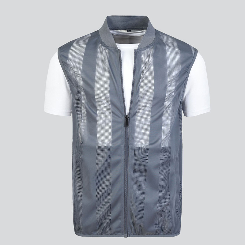 DIMUSI Летни мъжки бързосъхнещи жилетки Ежедневни тънки дишащи мрежести жилетки Якета без ръкави Мъжки жилетки за риболов на открито Дрехи