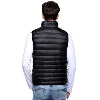 Winter Man Duck Down Γιλέκο Ultra Light Ανδρικά ρούχα για άντρες 2022 Αμάνικο Πανωφόρι Φθινοπωρινό παλτό 90% Black Duck Down