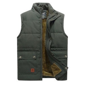 DIMUSI Зимна мъжка жилетка Поларени дебели топли жилетки Ежедневни термо меки жилетки Мъжки армейски ветровки Якета без ръкави Облекло
