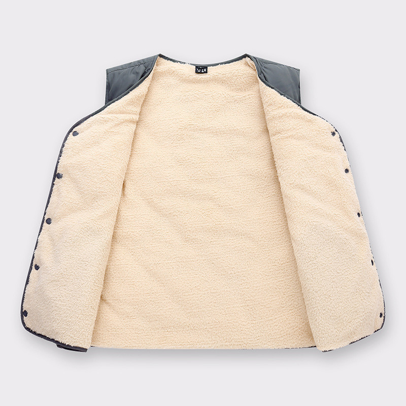 DIMUSI Мъжко яке, жилетка без ръкави, зимна мода, мъжки полар, удебелена топла жилетка, палта, ежедневни жилетки с V-образно деколте, якета, дрехи