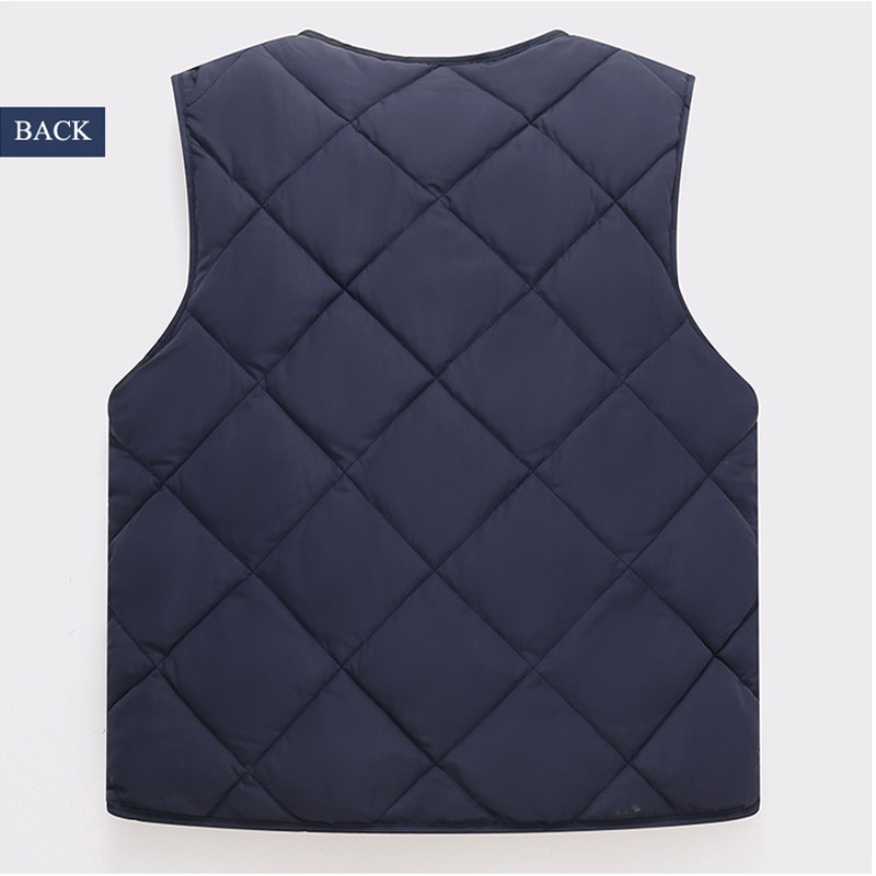 DIMUSI Мъжко яке, жилетка без ръкави, зимна мода, мъжки полар, удебелена топла жилетка, палта, ежедневни жилетки с V-образно деколте, якета, дрехи