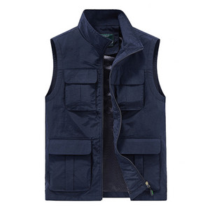 DIMUSI Лято Есен Мъжки жилетки Ежедневни мъжки дишащи мрежести жилетки Якета без ръкави Мъжки жилетки за риболов на открито Облекло 7XL