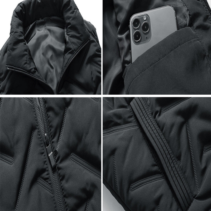 DIMUSI Зимни мъжки жилетки Модни памучни топли жилетки Мъжки ежедневни горни дрехи Ветровка Термо яке без ръкави Облекло 8XL